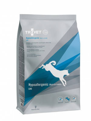TROVET Hypoallergenic LRD Lamb - suché krmivo pro psy - 3kg