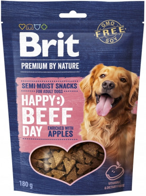 BRIT Premium Dog Snack Beef with Apples - pamlsky pro psy - 180g