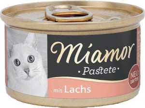 MIAMOR Pastete Salmon - mokré krmivo pro kočky - 85g