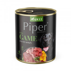 DOLINA NOTECI Piper Animals with game and pumpkin - vlhké krmivo pro psy - 800g