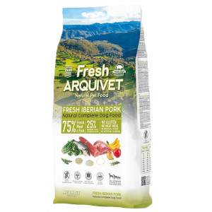 ARQUIVET Fresh Iberian Pork and fish - polovlhké krmivo pro psy - 10kg