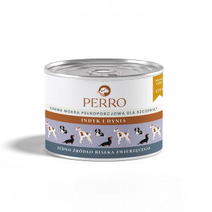 PERRO Junior Turkey and pumpkin - mokré krmivo pro psy - 410g