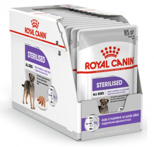 Royal Canin CCN Sterilised Loaf - mokré krmivo pro dospělé psy - 12x85g 