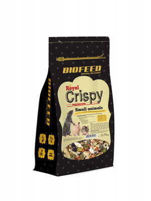 BIOFEED Royal Crispy Premium Small Animals - krmivo pro hlodavce - 750g
