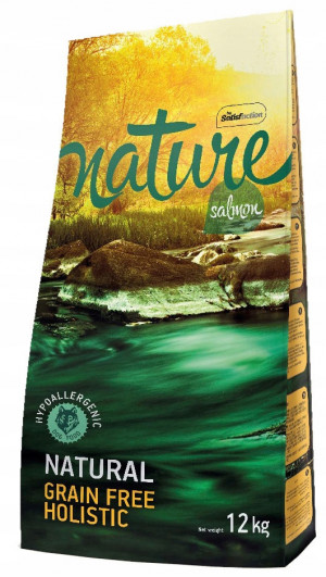 NATURE Grain Free Holistic Losos - suché krmivo pro psy - 12 kg