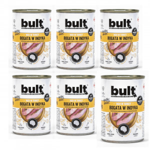 BULT Rich in turkey - Mokré krmivo pro psy - 6x800 g