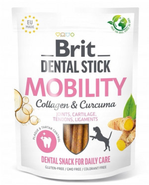 BRIT Dental Stick Mobility Curcum & Collagen - pamlsek pro psy - 251 g