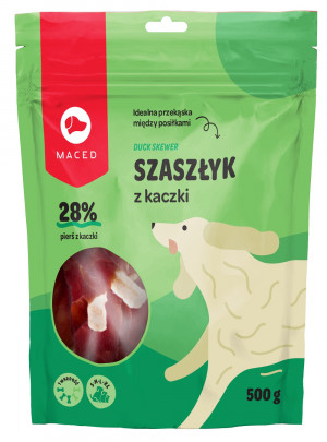 MACED Duck skewer - pochoutka pro psy - 500g