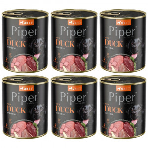 DOLINA NOTECI Piper s kachnou a hruškou - mokré krmivo pro psy - 6x800g