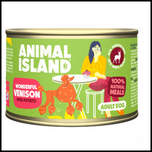 ANIMAL ISLAND Jelen s bramborami - vlhké krmivo pro psy - 410 g