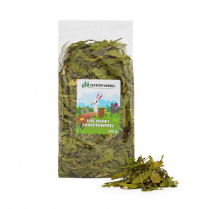 FACTORY HERBS Ribwort plantain leaves - lahůdka pro hlodavce a králíky - 100g