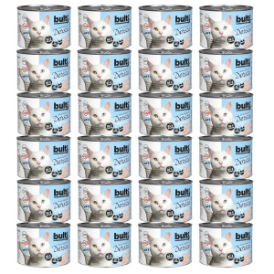 BULTI Rich in cod - mokré krmivo pro kočky - 24x200g