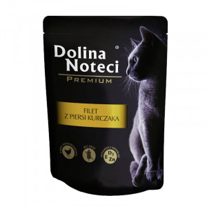 DOLINA NOTECI Premium Chicken Breast Fillet - vlhké krmivo pro kočky - 85 g 