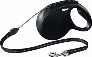 Flexi New CLASSIC 8 m Černá Pes Zatahovací vodítko