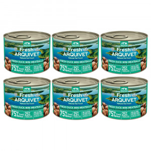 ARQUIVET Fresh Duck Mini Meatballs - vlhké krmivo pro psy - 6x200g