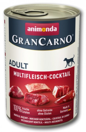 ANIMONDA GranCarno Adult Meat cocktail - mokré krmivo pro psy - 400g