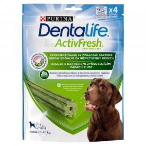 PURINA Dentalife Active Fresh Large - Dentální snack pro psy - 142g
