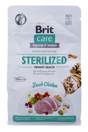 BRIT Care Grain-Free Sterilized Urinary - suché krmivo pro kočky - 400 g 