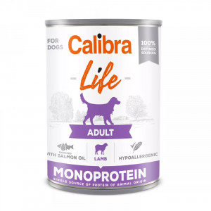 CALIBRA Life Adult Monoprotein Lamb - mokré krmivo pro psy - 400g