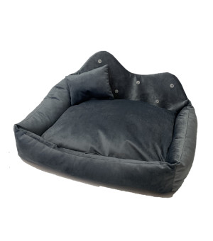 GO GIFT Prince grey XL - pelíšek pro zvířata - 60 x 45 x 10 cm
