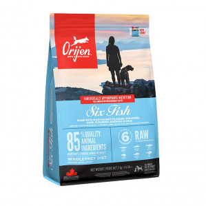 ORIJEN Six Fish - suché krmivo pro psy - 2kg