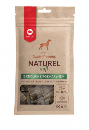 MACED Naturel Soft Rabbit s rozmarýnem - pamlsek pro psy - 100g