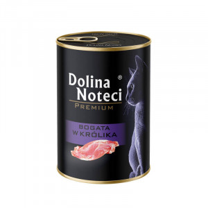 DOLINA NOTECI Premium Rich in rabbit - mokré krmivo pro kočky - 400g