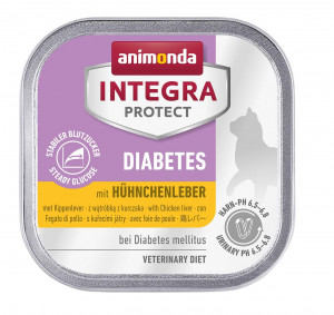 ANIMONDA Integra Protect Diabetes Poultry liver - mokré krmivo pro kočky - 100g