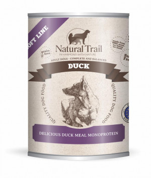 NATURAL TRAIL Duck Soft Line - vlhké krmivo pro psy - 800g