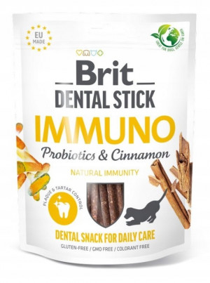 BRIT Dental Stick Immuno Probiotics & Cinnamon - pamlsek pro psy - 251 g