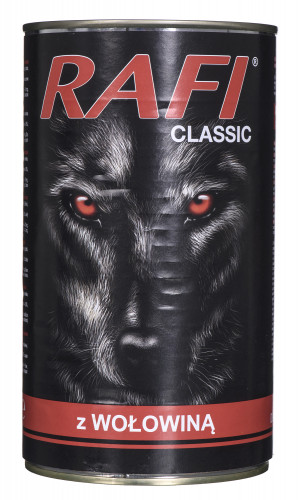 DOLINA NOTECI Rafi Classic hovězí - vlhké krmivo pro psy 1240 g