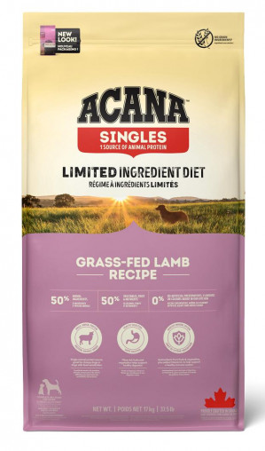 ACANA Singles Grass-Fed Lamb - suché krmivo pro psy - 17kg