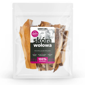 Hovězí kůže UNISZKI – pochoutka pro psa – 100 g