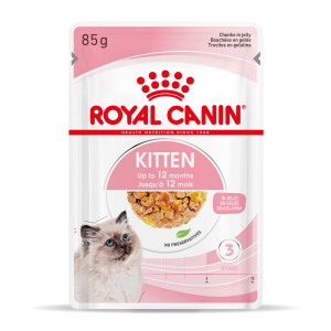 Royal Canin FHN Kitten Instinctive v želé - vlhké krmivo pro koťata - 12x85g 