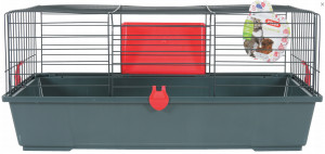ZOLUX Classic 80 grey/red - klec pro hlodavce