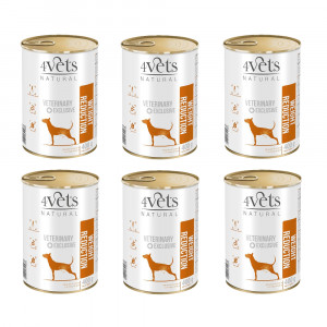 4VETS Natural Weight Reduction Dog - mokré krmivo pro psy - 6x400g