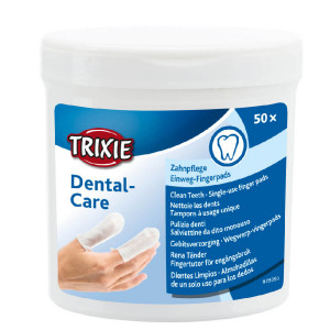 TRIXIE Dental-Care Ubrousky na čištění zubů - 50 ks.