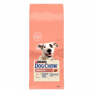 Purina DOG CHOW Sensitive Adult 14 kg Dospělý jedinec Losos