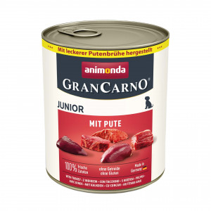 ANIMONDA GranCarno Junior Turkey - vlhké krmivo pro psy - 800g