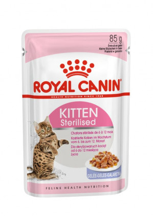 ROYAL CANIN FHN Kitten Sterilised - Mokré krmivo pro kočky - 12x85g 
