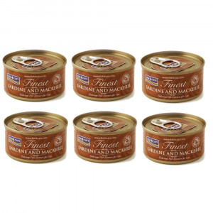 FISH4CATS Sardine and mackerel - mokré krmivo pro kočky - 6x70g