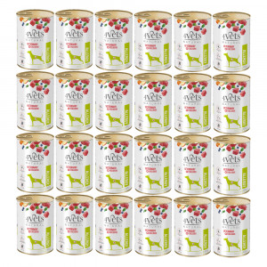 4VETS Natural Allergy Lamb Dog - vlhké krmivo pro psy - 24x400g