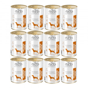 4VETS Natural Weight Reduction Dog - mokré krmivo pro psy - 12x400g