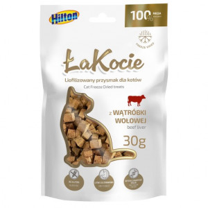 HILTON ŁaKocie Freeze dried beef liver - pamlsek pro kočky - 30g