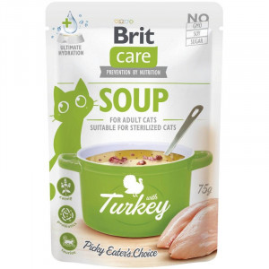 BRIT Care Soup Turkey - polévka pro kočku - 75g