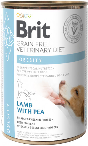 BRIT Grain Free Vet Diets Dog Obesity - Mokré krmivo pro psy 400g