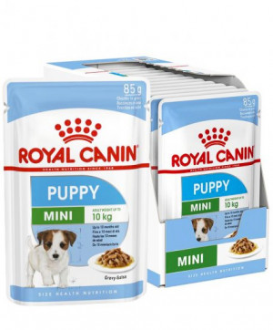 ROYAL CANIN SHN Mini Puppy in sauce - mokré krmivo pro štěňata - 12X85g 