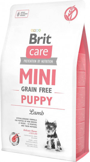 BRIT Care Mini Grain-Free Puppy Lamb - suché krmivo pro psy - 2 kg