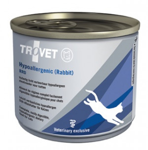 TROVET Hypoallergenic RRD with rabbit - mokré krmivo pro kočky - 200g 