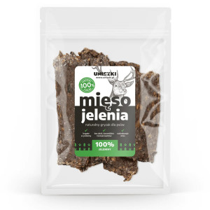 UNISZKI Jelení maso - pochoutka pro psa - 90g
